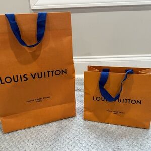 Louis Vuitton Orange Shopping Bags